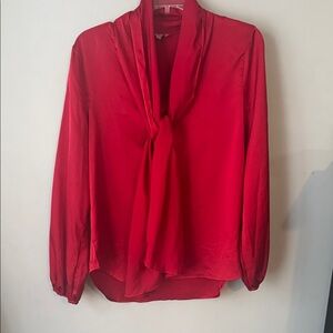 Anne Klein Vibrant Red Blouse